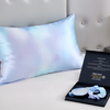 Tie-dye Print Silk Pillowcase with Envelope Closure / Hidden Zipper