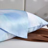 Tie-dye Print Silk Pillowcase with Envelope Closure / Hidden Zipper